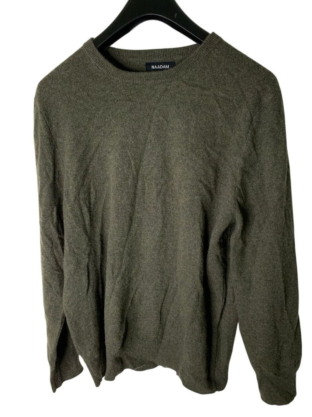 Naadam 100% cashmere sweater olive green men's size large
